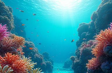 Virtuelle Korallenriff-Erfahrung